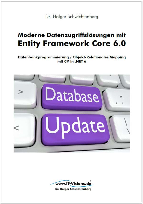 Buchcover Moderne Datenzugriffslösungen mit Entity Framework Core 6.0 (Buchversion 10.14) Kindle