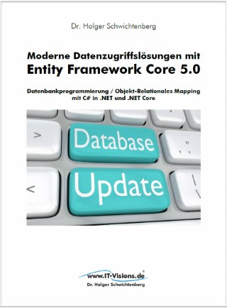 Buchcover Moderne Datenzugriffslösungen mit Entity Framework Core 5.0 (Buchversion 9.x) Druck