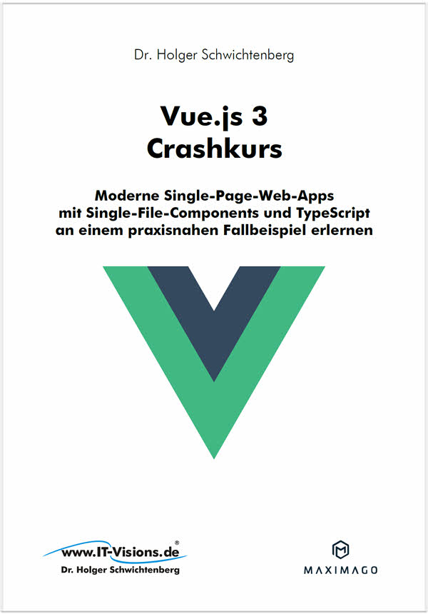 Buchcover Vue.js 3 Crashkurs (gedruckte Ausgabe)